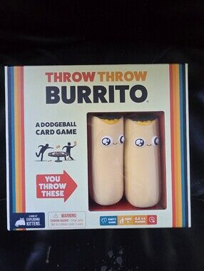 Throw Throw Burrito - A Dodgeball Card Game by Exploding Kittens 100% Complete